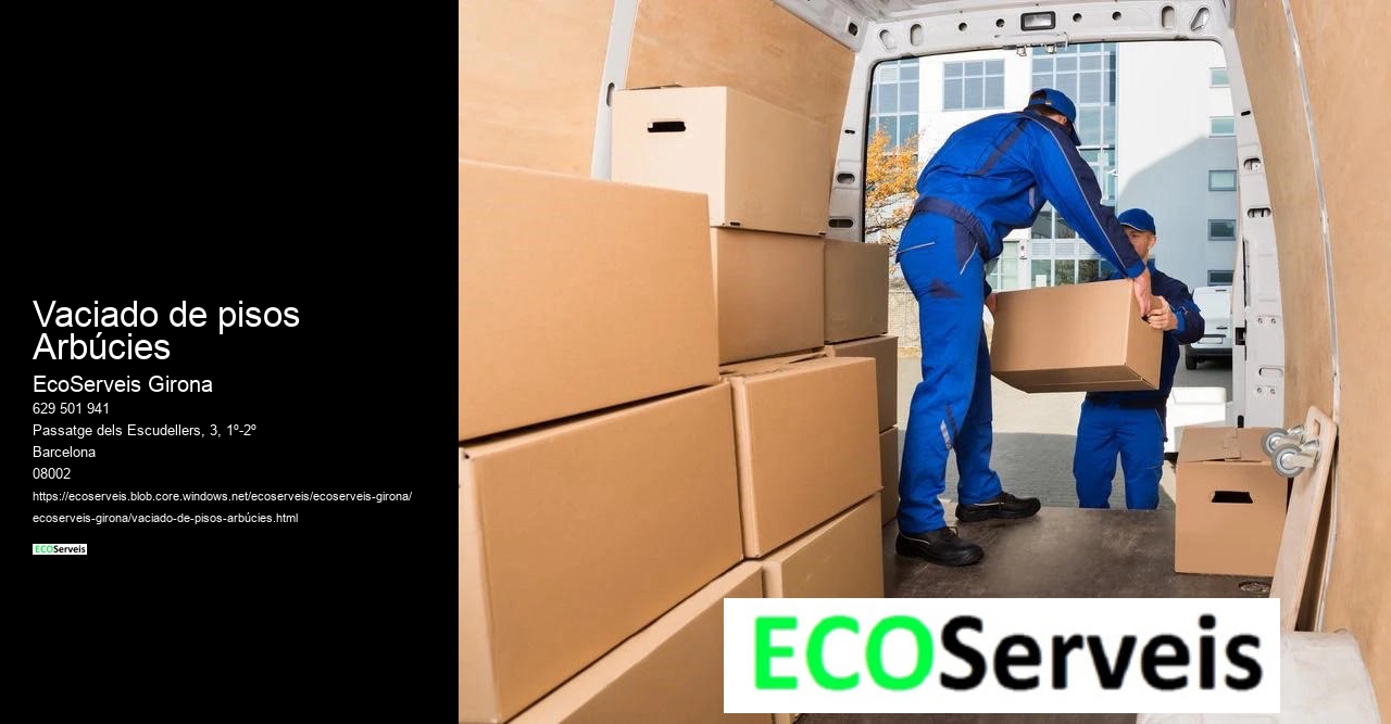 Vaciado de pisos Arbúcies