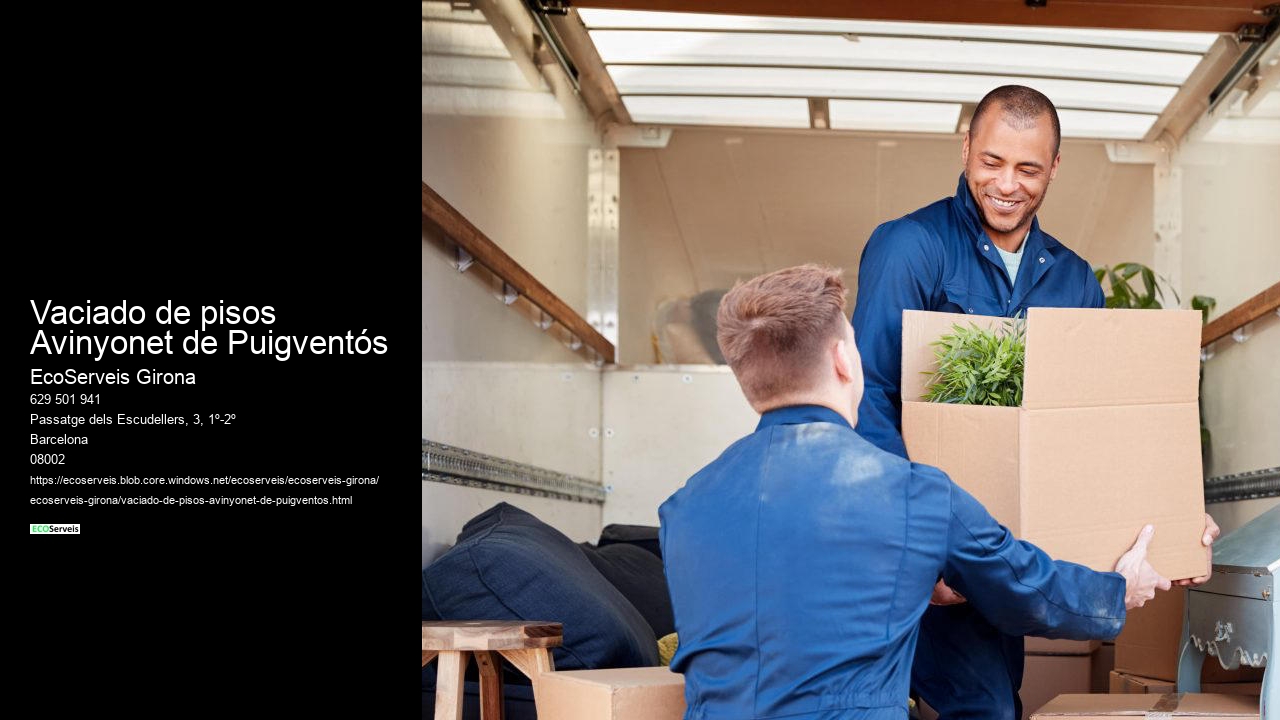 Vaciado de pisos Avinyonet de Puigventós