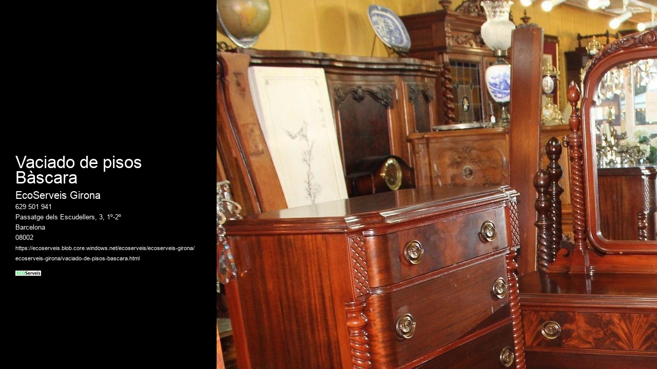Vaciado de pisos Bàscara