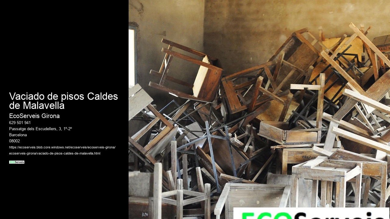 Vaciado de pisos Caldes de Malavella