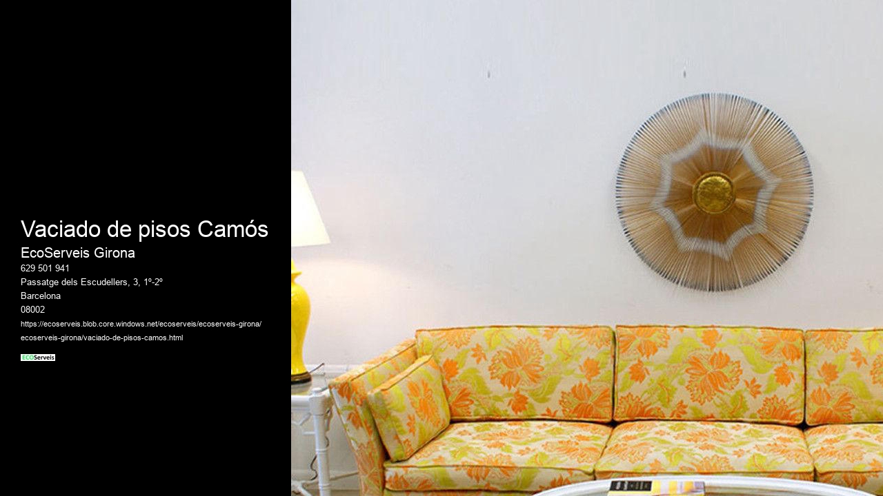 Vaciado de pisos Camós