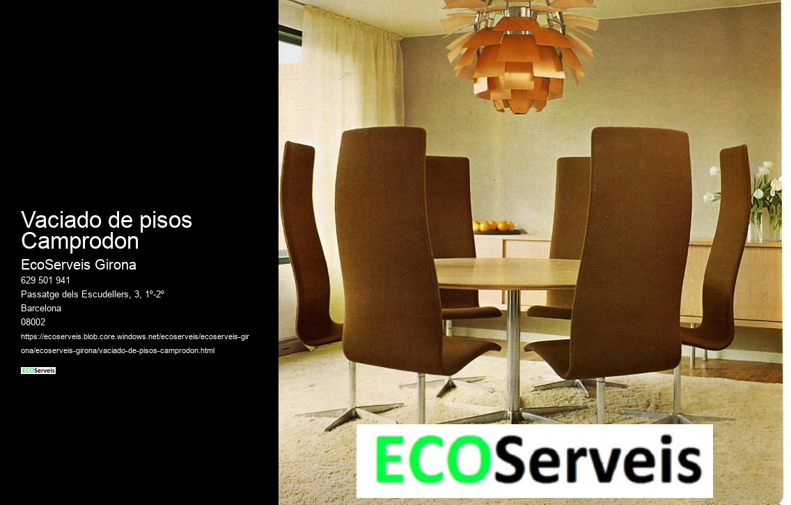 Vaciado de pisos Camprodon