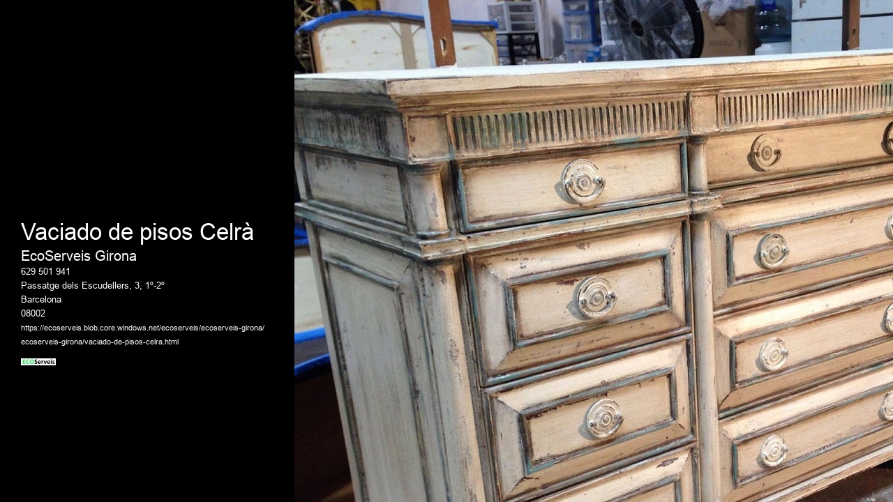 Vaciado de pisos Celrà