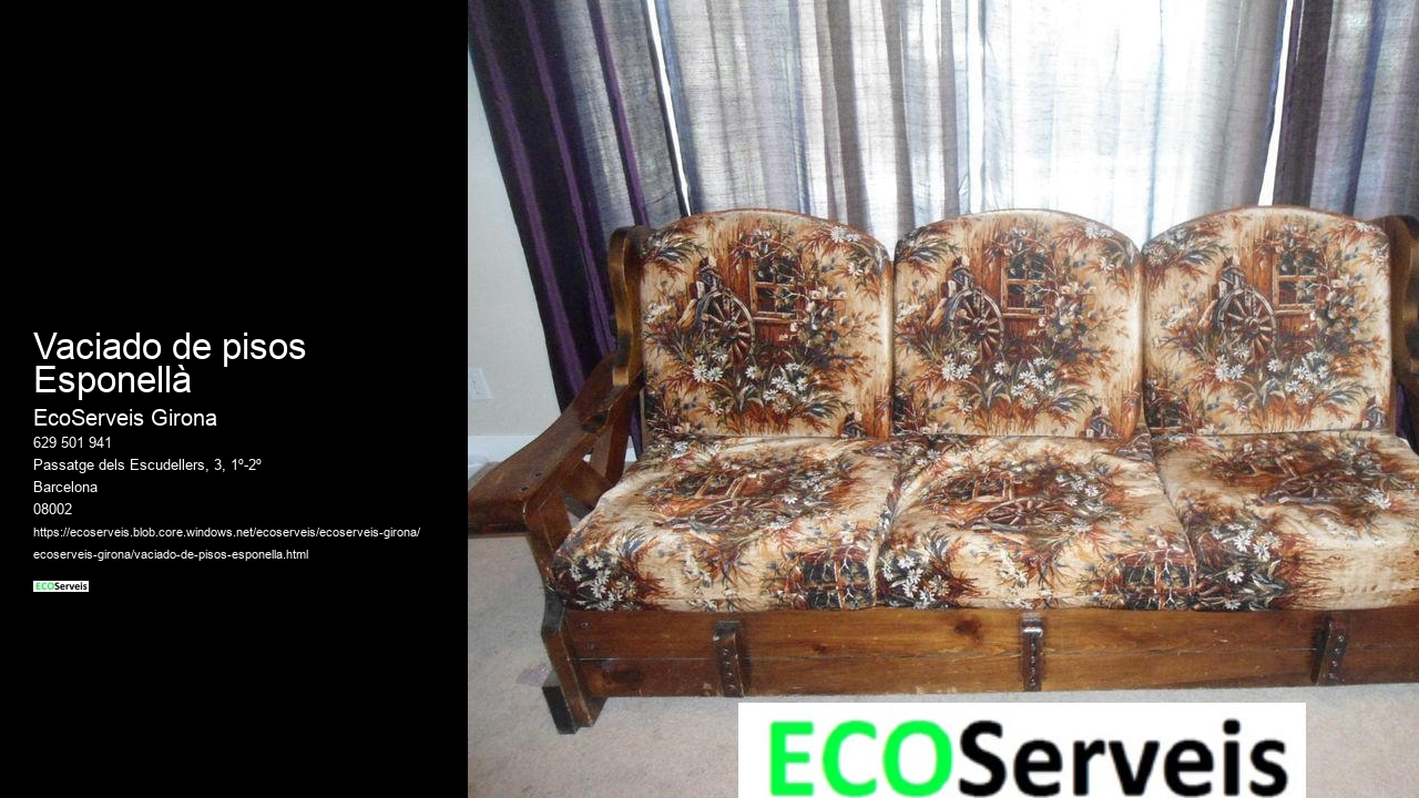 Vaciado de pisos Esponellà