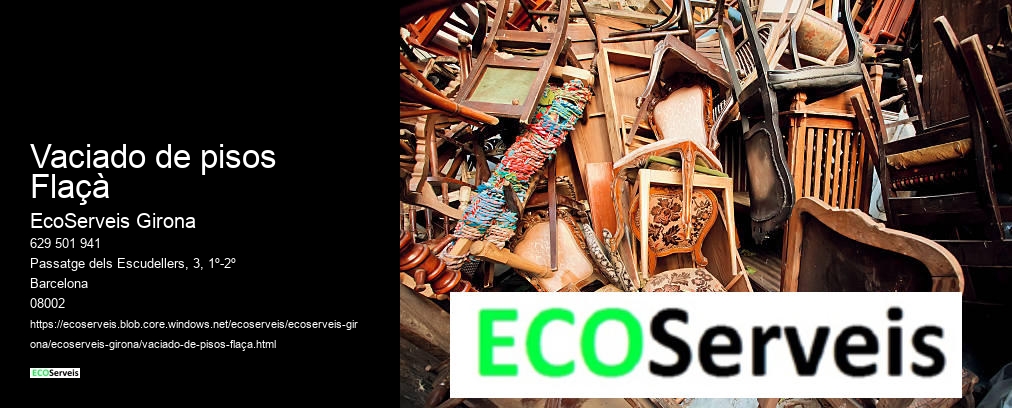 Vaciado de pisos Flaçà