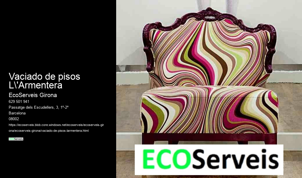 Vaciado de pisos L'Armentera