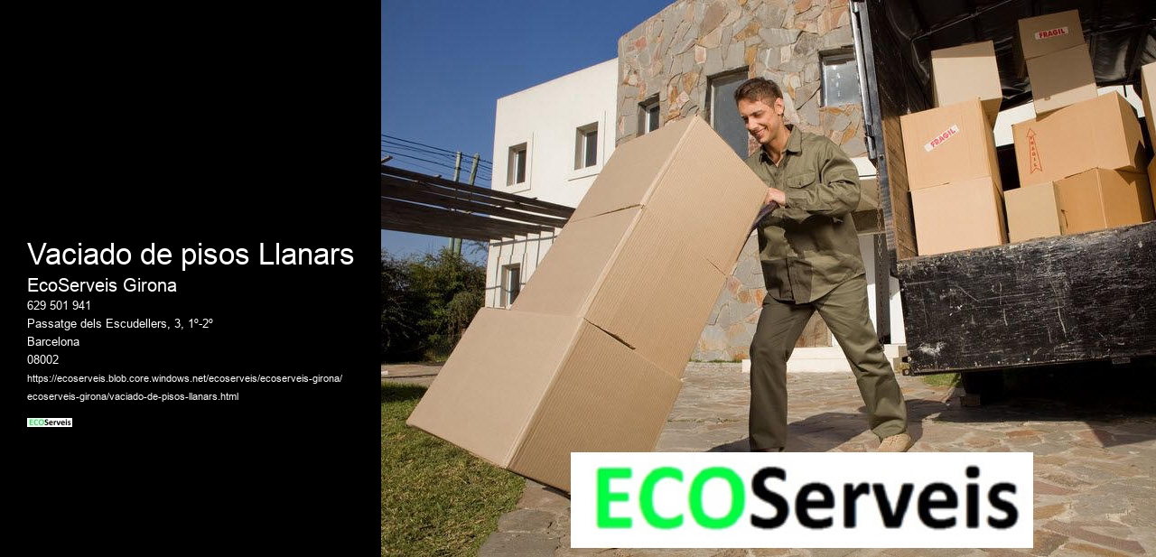 Vaciado de pisos Llanars