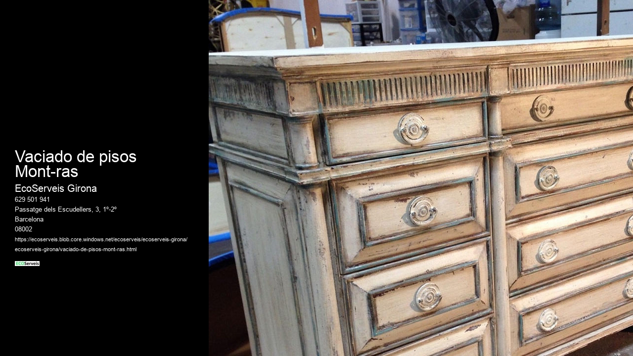 Vaciado de pisos Mont-ras