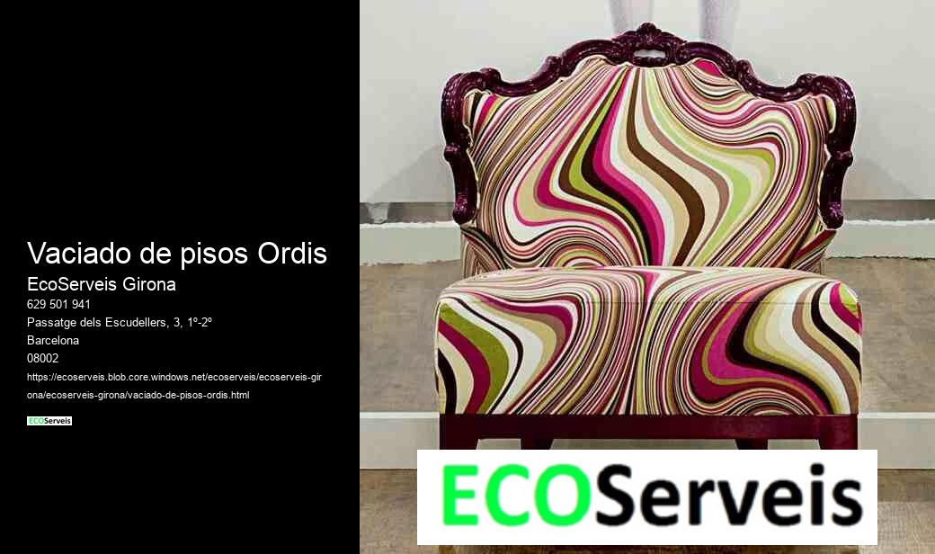 Vaciado de pisos Ordis