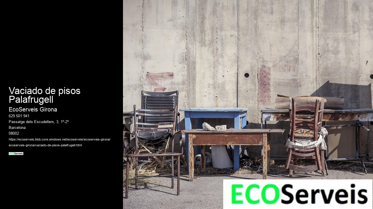 Vaciado de pisos Palafrugell