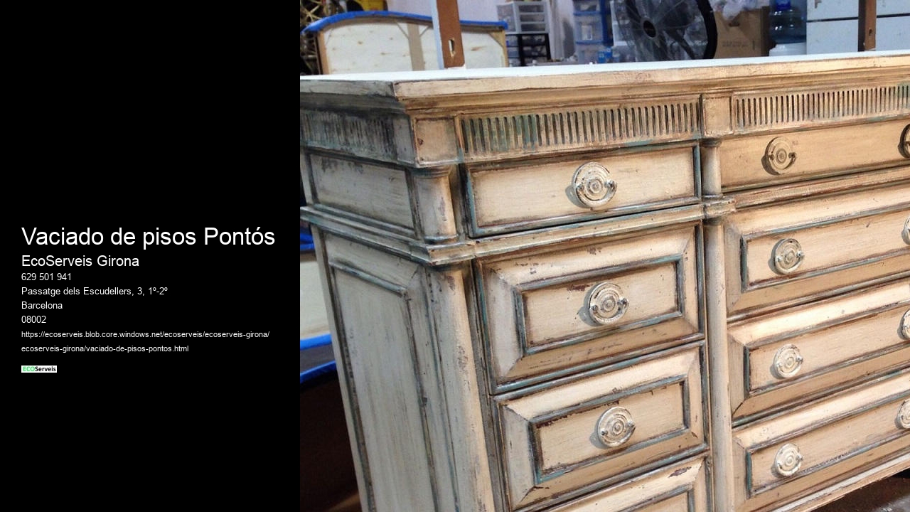Vaciado de pisos Pontós