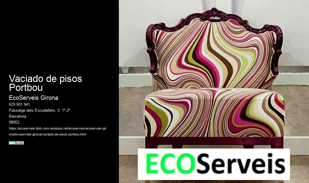 Vaciado de pisos Portbou