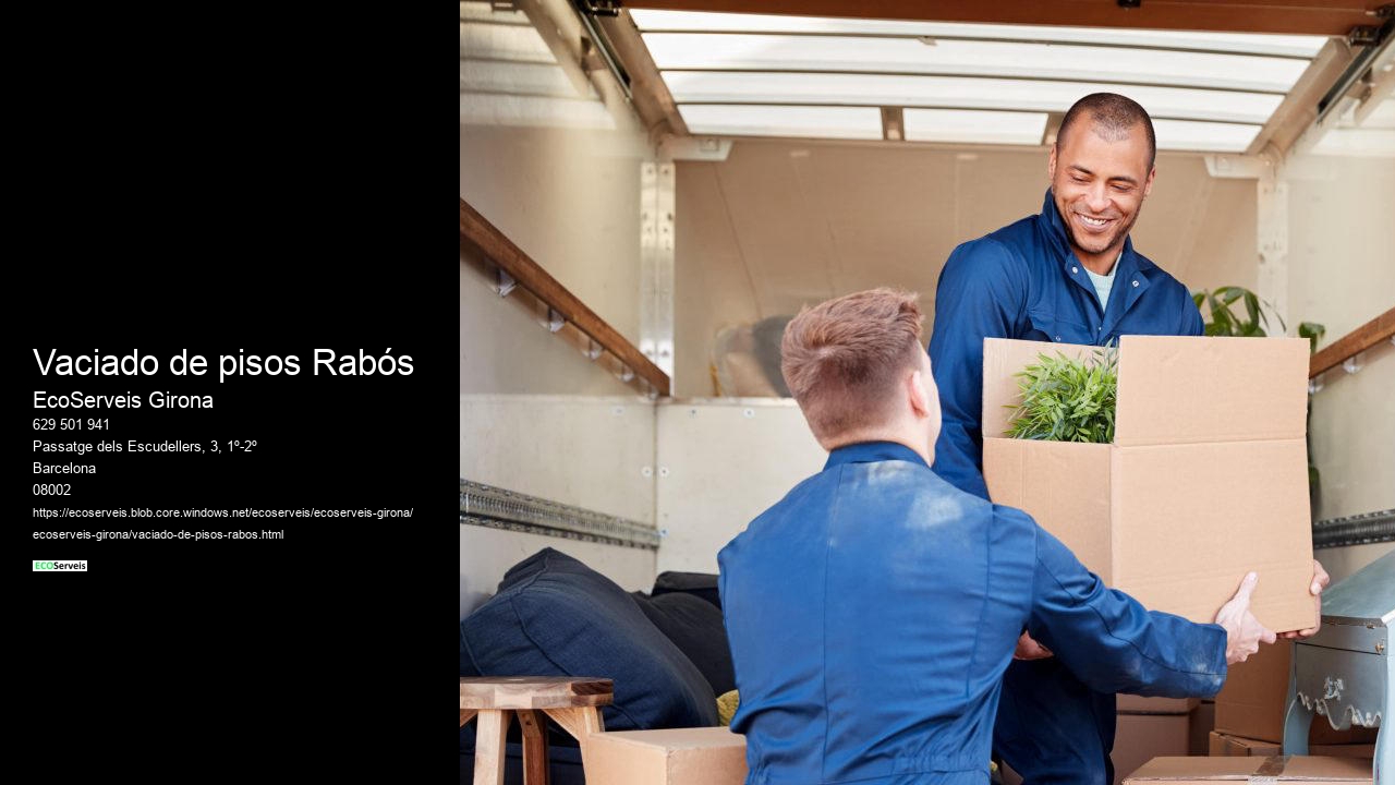 Vaciado de pisos Rabós