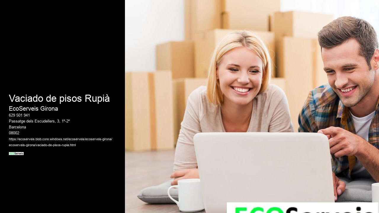 Vaciado de pisos Rupià