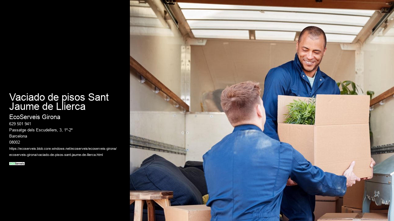 Vaciado de pisos Sant Jaume de Llierca