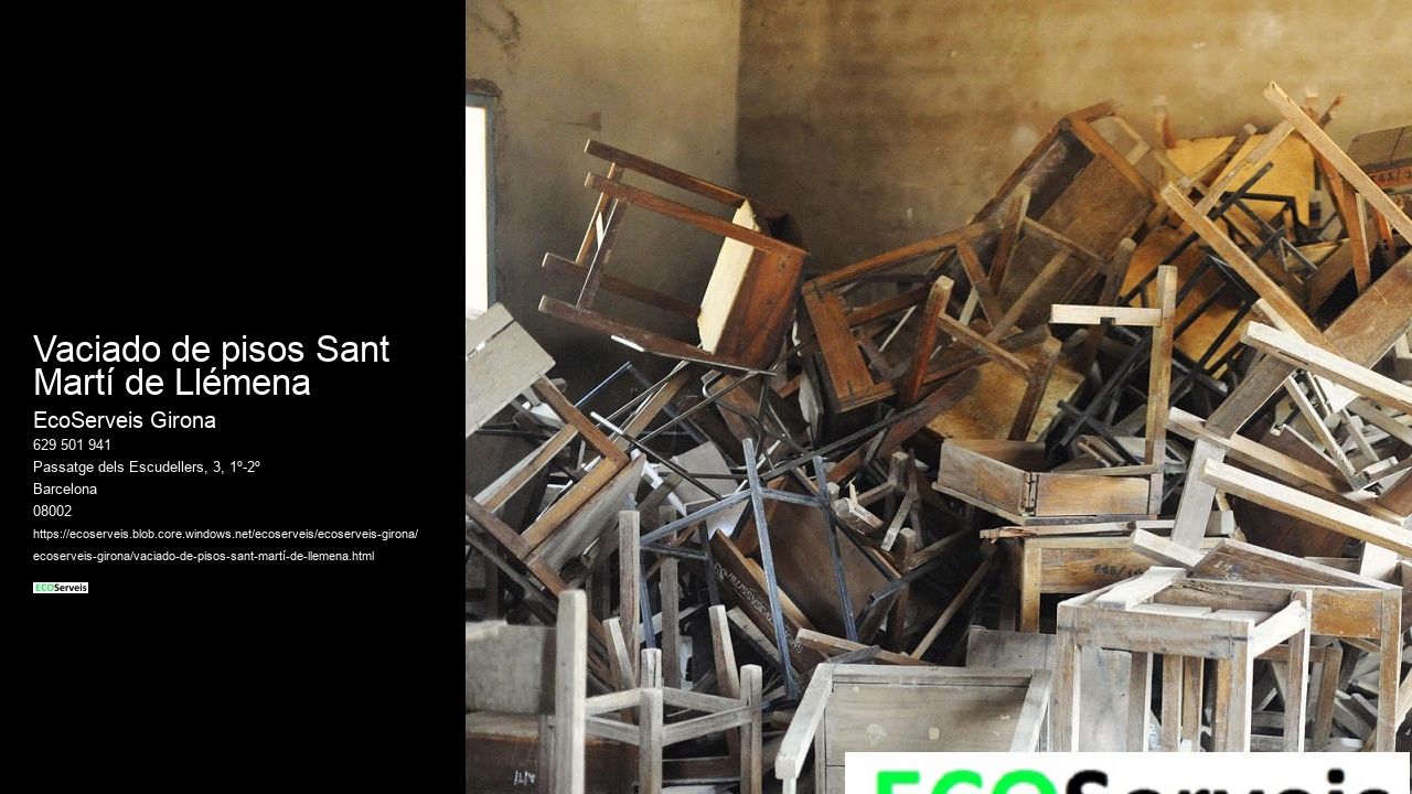 Vaciado de pisos Sant Martí de Llémena