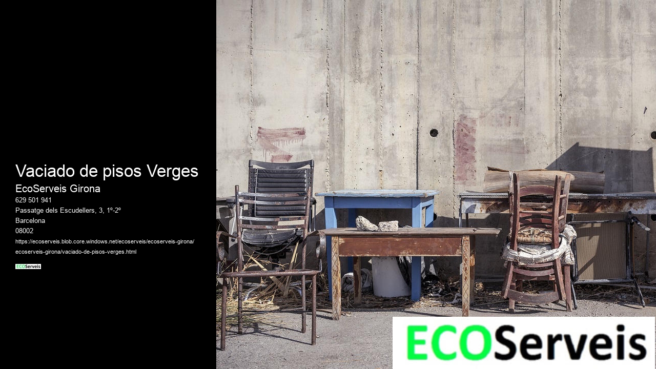 Vaciado de pisos Verges