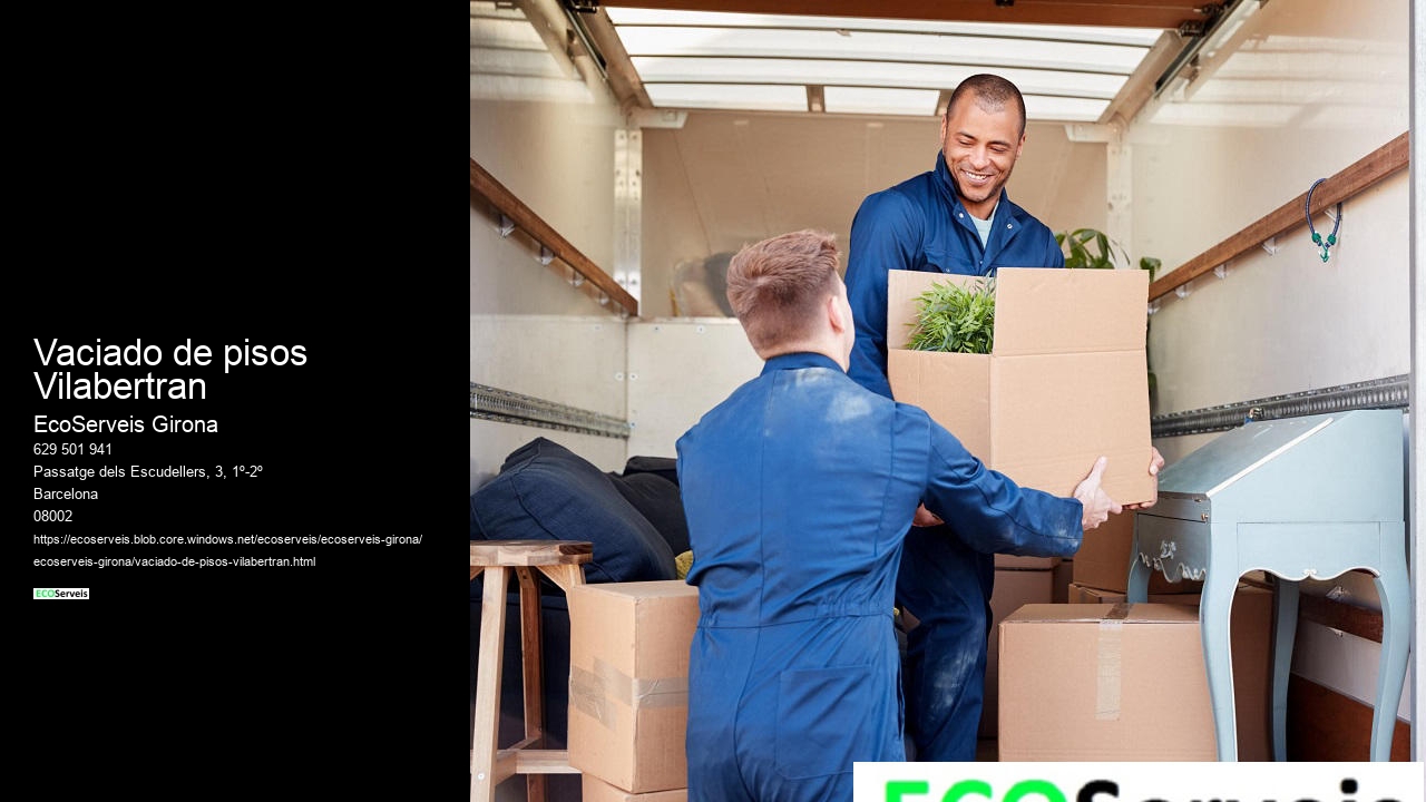 Vaciado de pisos Vilabertran