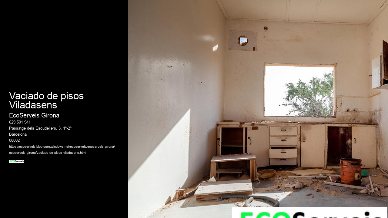 Vaciado de pisos Viladasens